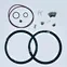 Edwards XDS 35i Tip Seal & Exhaust Valve Replacement Kit｜Compatible with XDS35i Vacuum Pump A73001801